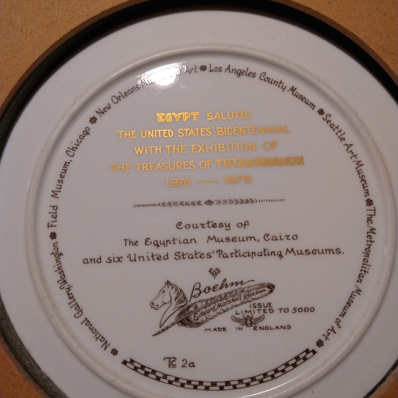 Large decor wall plate with frame - Picture 6 of 7